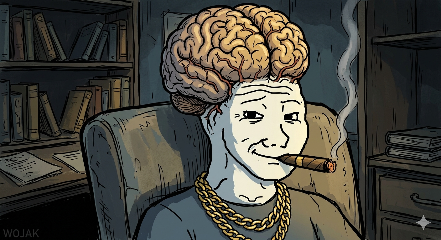 Wojak - a Brainlet meme on farm.meme