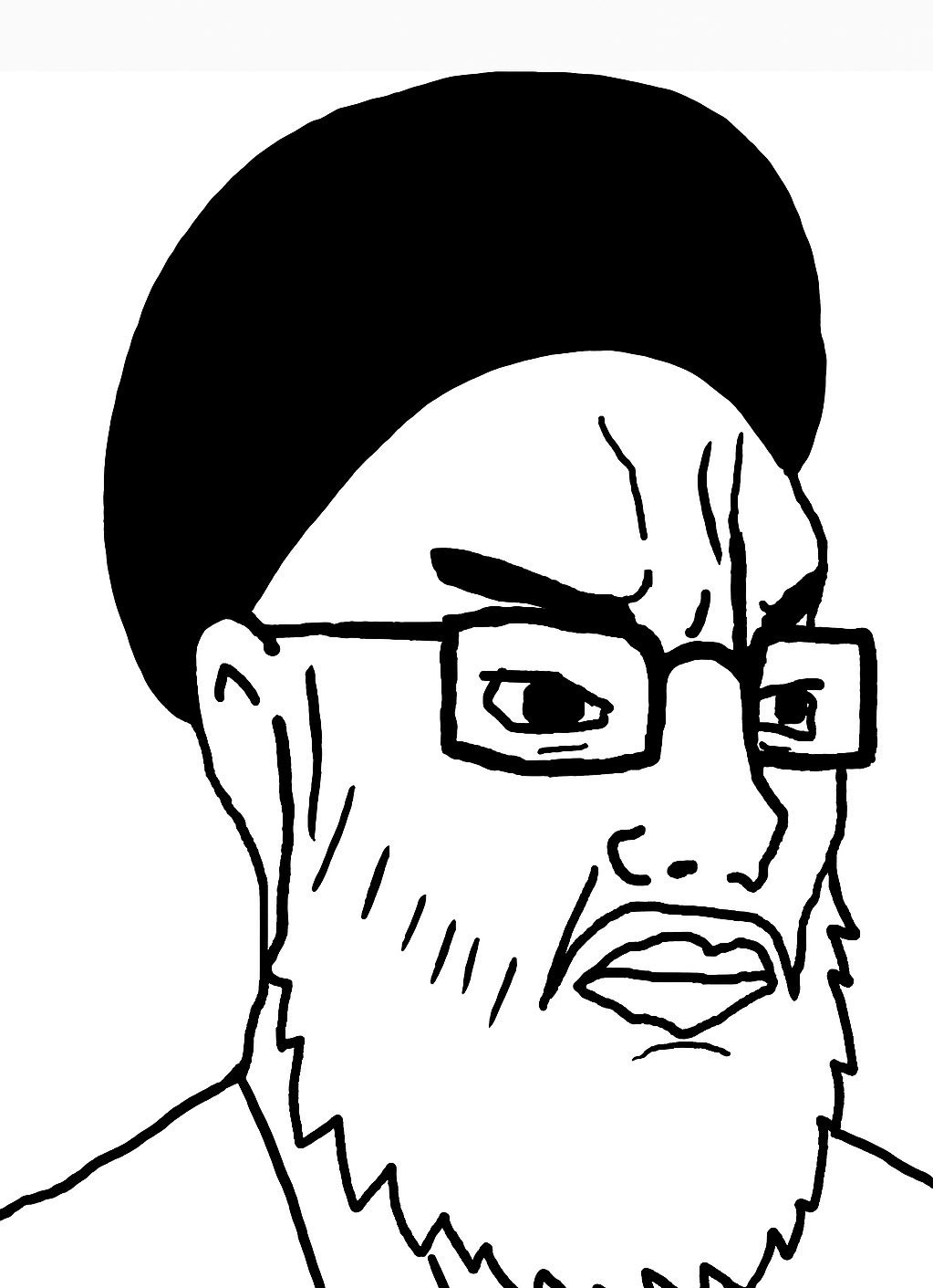 Supreme leader ayatollah chudjak - a Chud meme on farm.meme