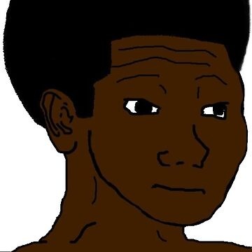 Afro Wojak - a Wojak meme on farm.meme