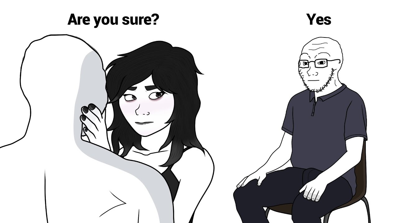 Cuckold soyjak - a Soyjak meme on farm.meme
