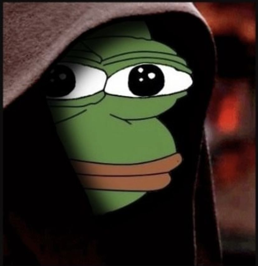 Mysterious Pepe in hood - a Pepe meme on farm.meme