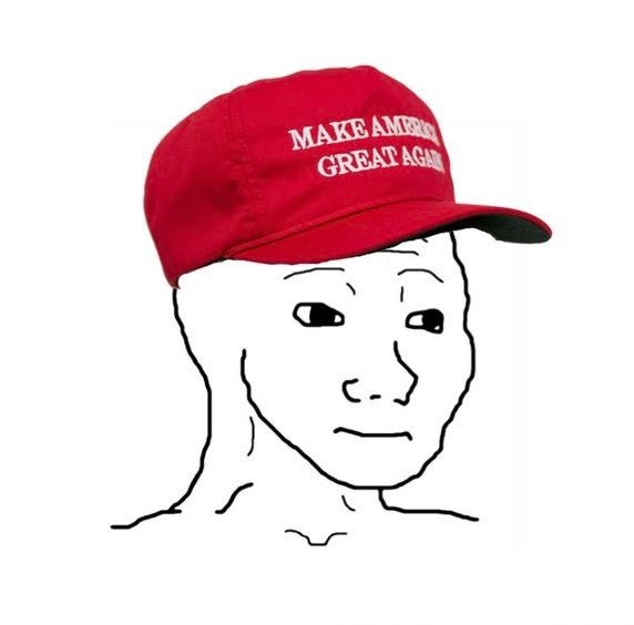 MAGA hat Wojak - a Wojak meme on farm.meme