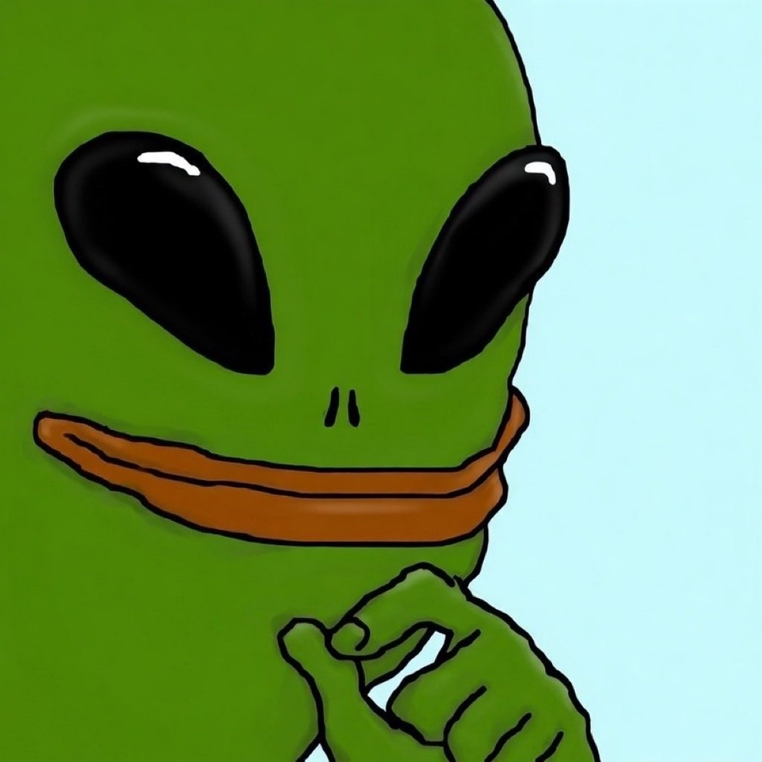 alien pepe - a Pepe meme on farm.meme