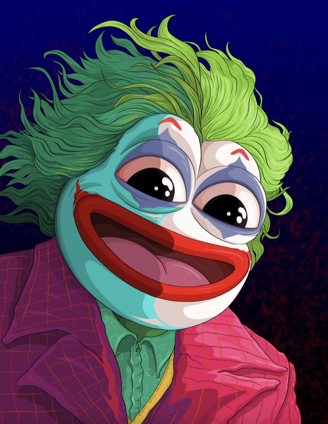 Joker Pepe - a Pepe meme on farm.meme