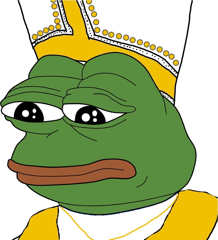 Archbishop Pepe - a Pepe meme on farm.meme