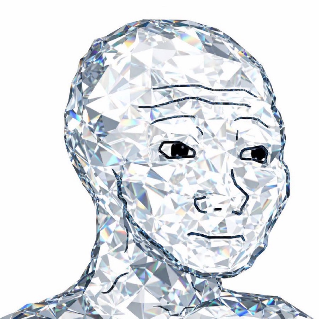 Diamond jak - a Wojak meme on farm.meme