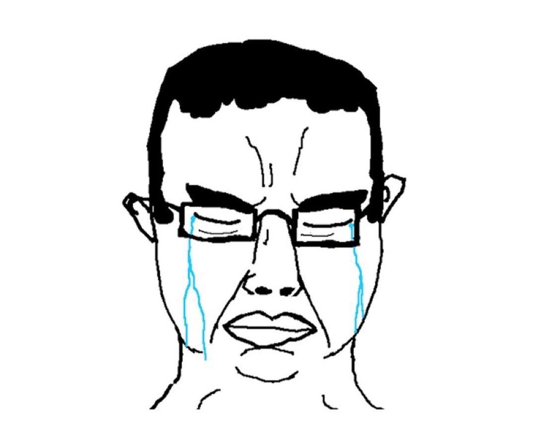 Chudjak cries - a Chud meme on farm.meme