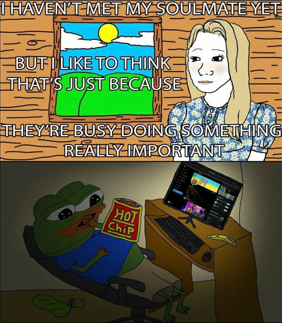Tradwife and Apu missed connections - a Tradwife meme on farm.meme