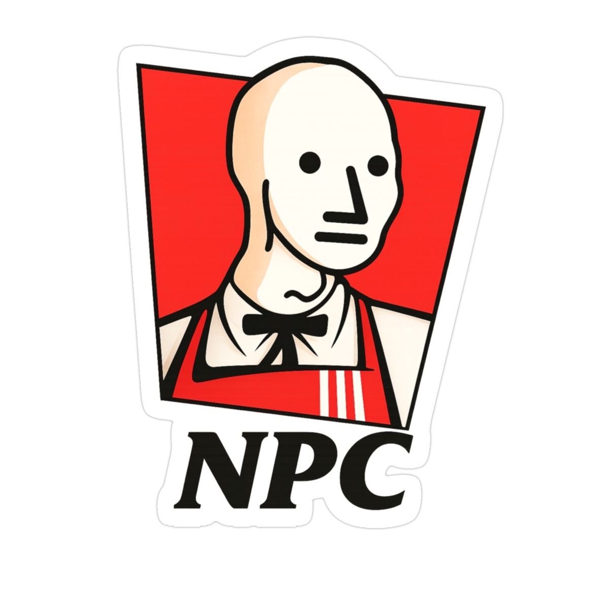 NPC at KFC - a NPC meme on farm.meme
