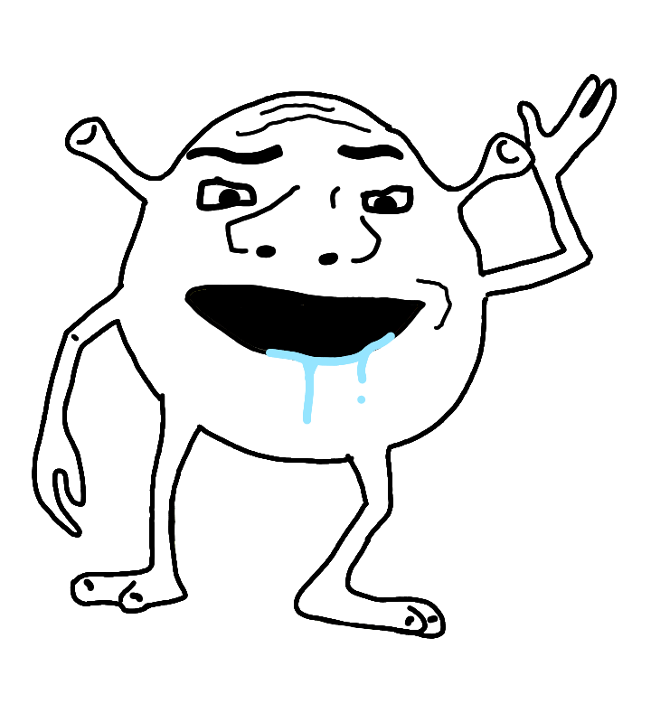 Brainlet Mike Wazowski Monsters Inc - a Brainlet meme on farm.meme