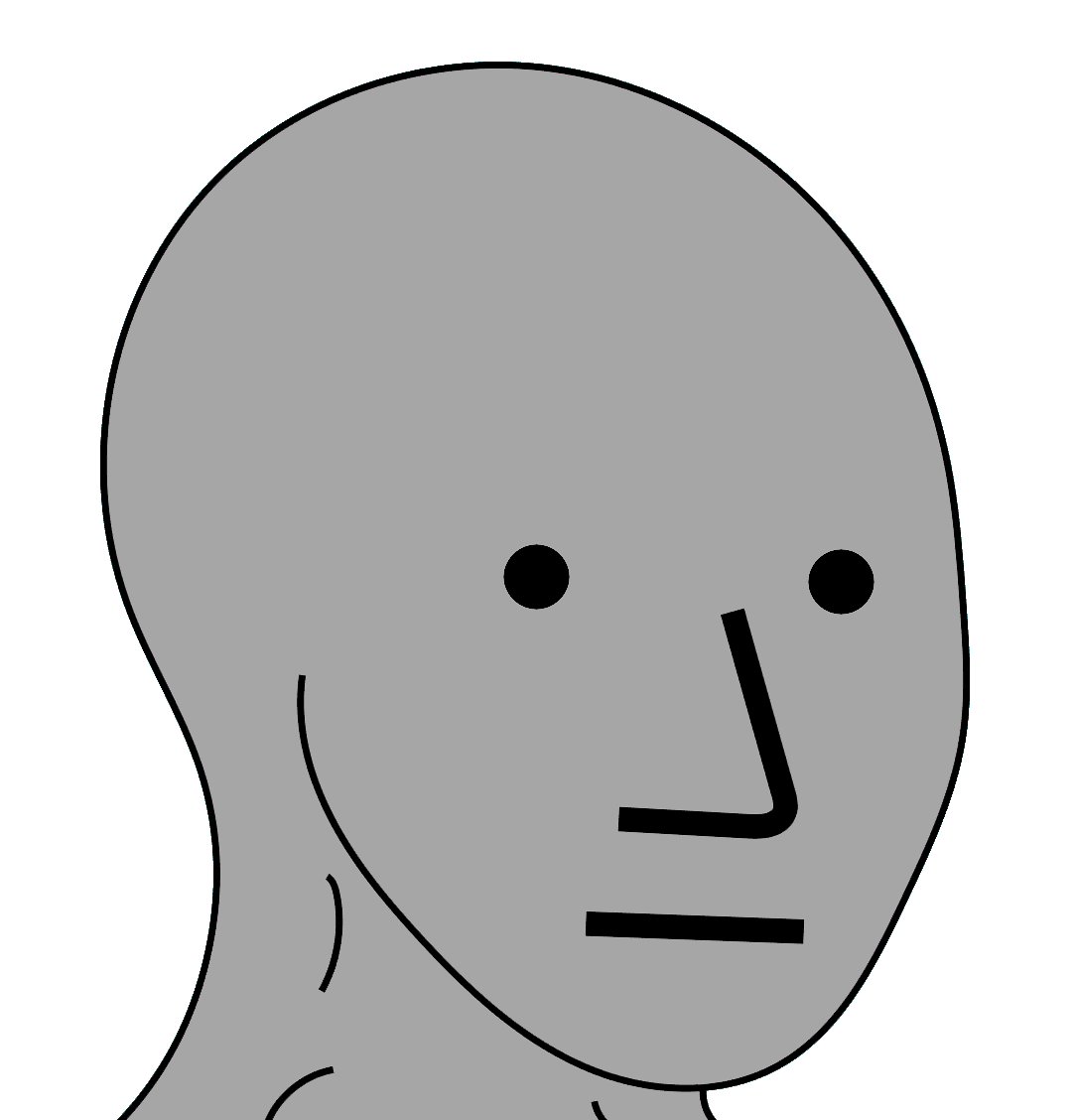 Smooth NPC - a NPC meme on farm.meme