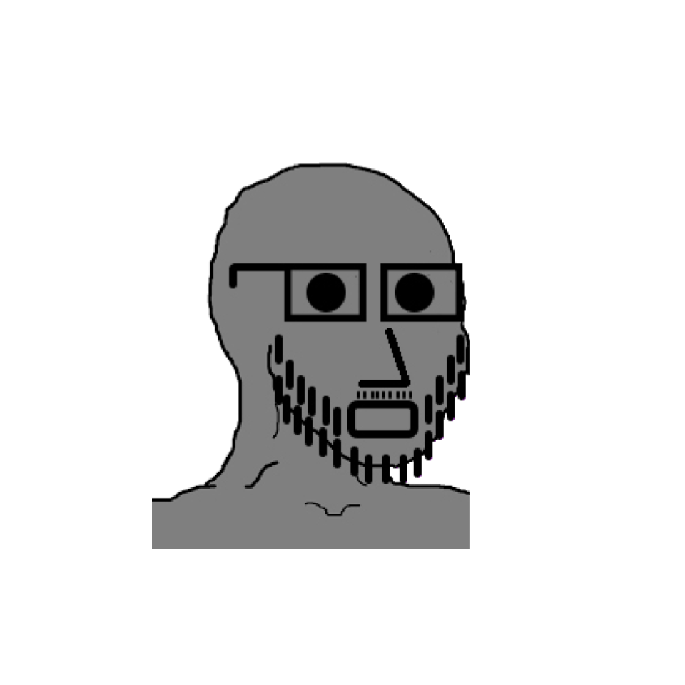 NPC Soyjak - a NPC meme on farm.meme