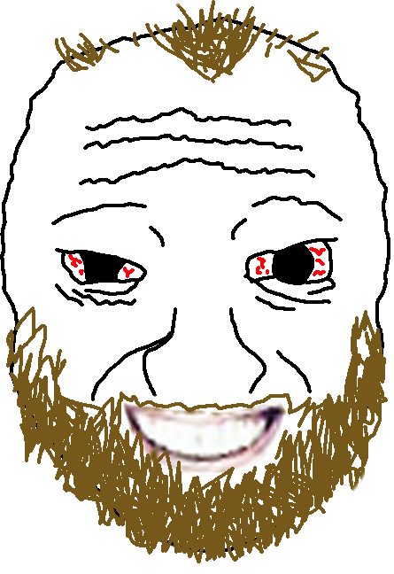 Close up coomer face - a Coomer meme on farm.meme