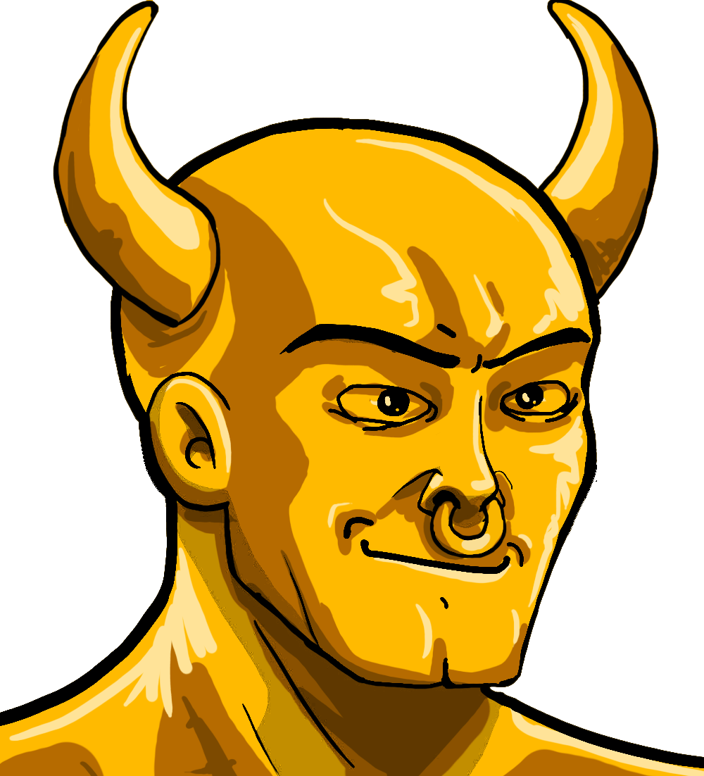 Golden Bull Wojak - a Wojak meme on farm.meme