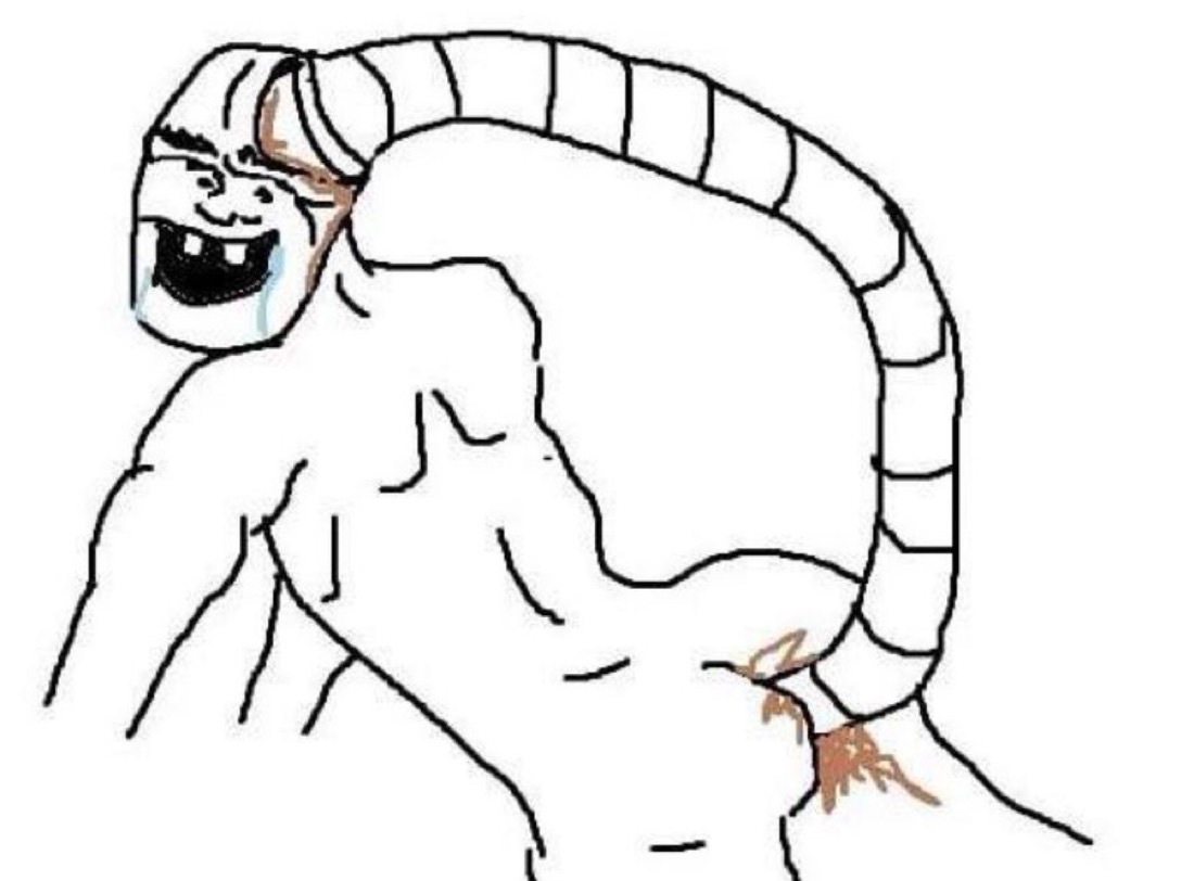 Brainlet shit brain loop - a Brainlet meme on farm.meme