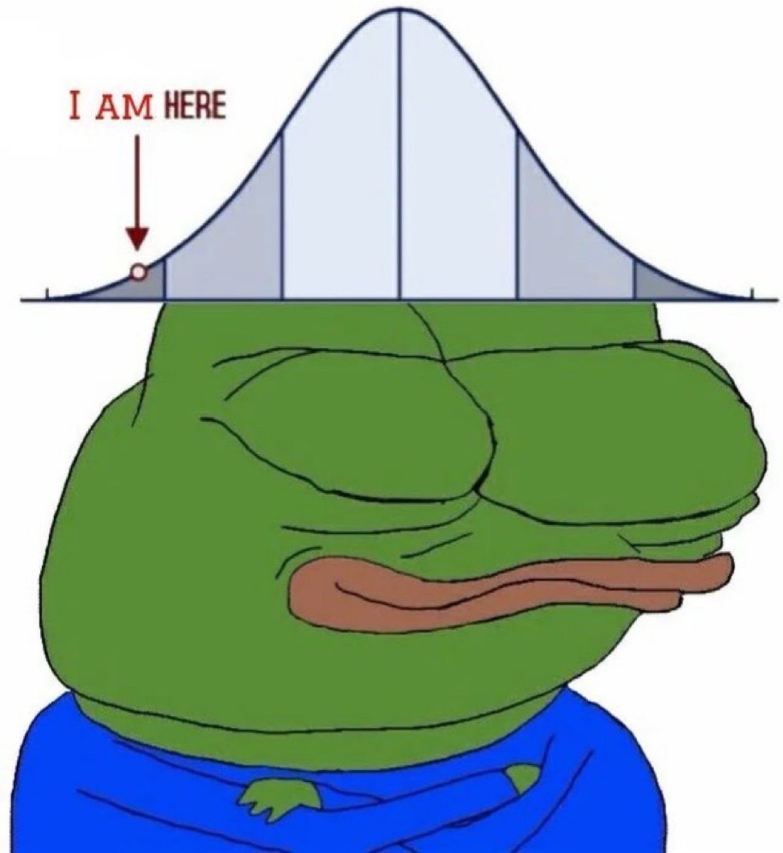 Apu on the left side of the bell curve - a Apu Apustaja meme on farm.meme