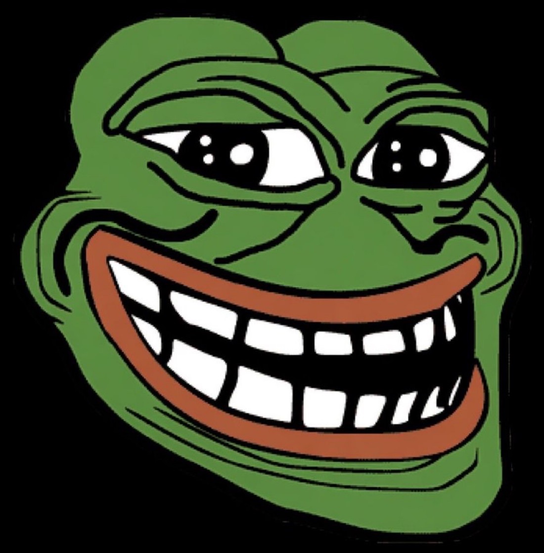 Pepe Trollface - a Pepe meme on farm.meme