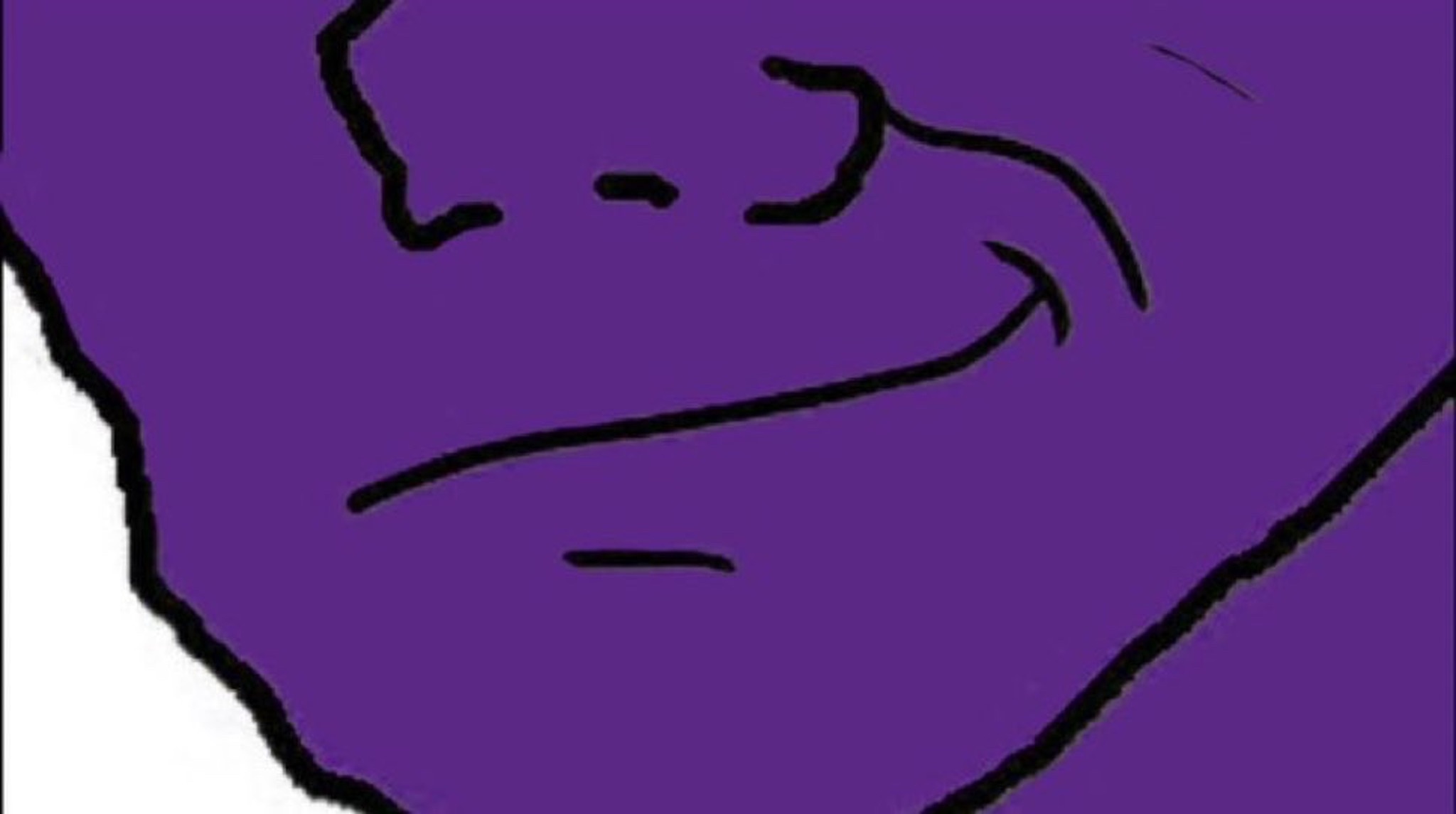 Purple Wojak Kraken chin - a Wojak meme on farm.meme
